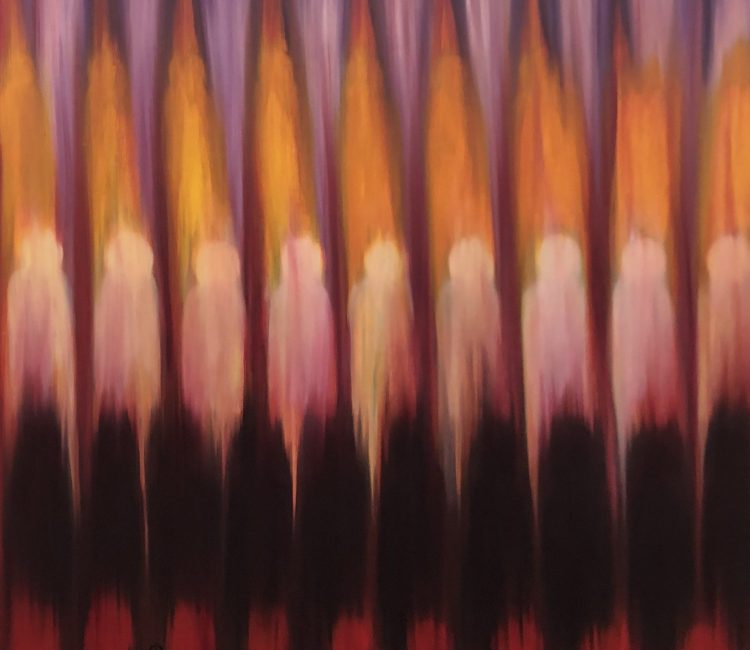 Code: 0007Title: Light and color Series_3Technique: Oil on canvas,Size: 60x48 inches,Year: 2013